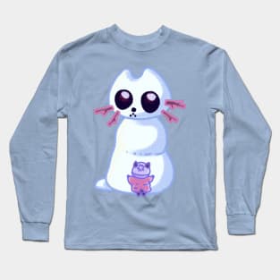 Snow Kitty! Long Sleeve T-Shirt